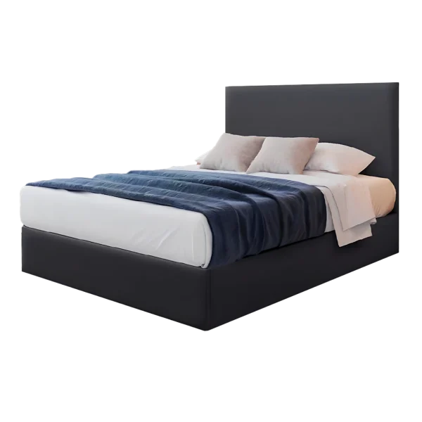 Cama de casal Relax estofada com colchão e estrado incluídos 140x190