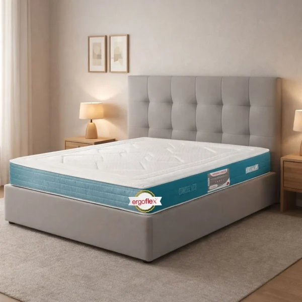 Colchão de molas ensacadas com viscoelástico Sense Visco Ergoflex